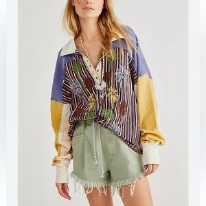 NWT Free People Surf Safari Top